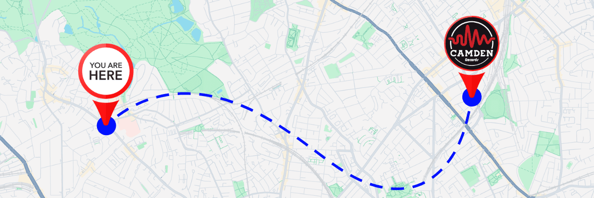 Recording Studio Map Directions